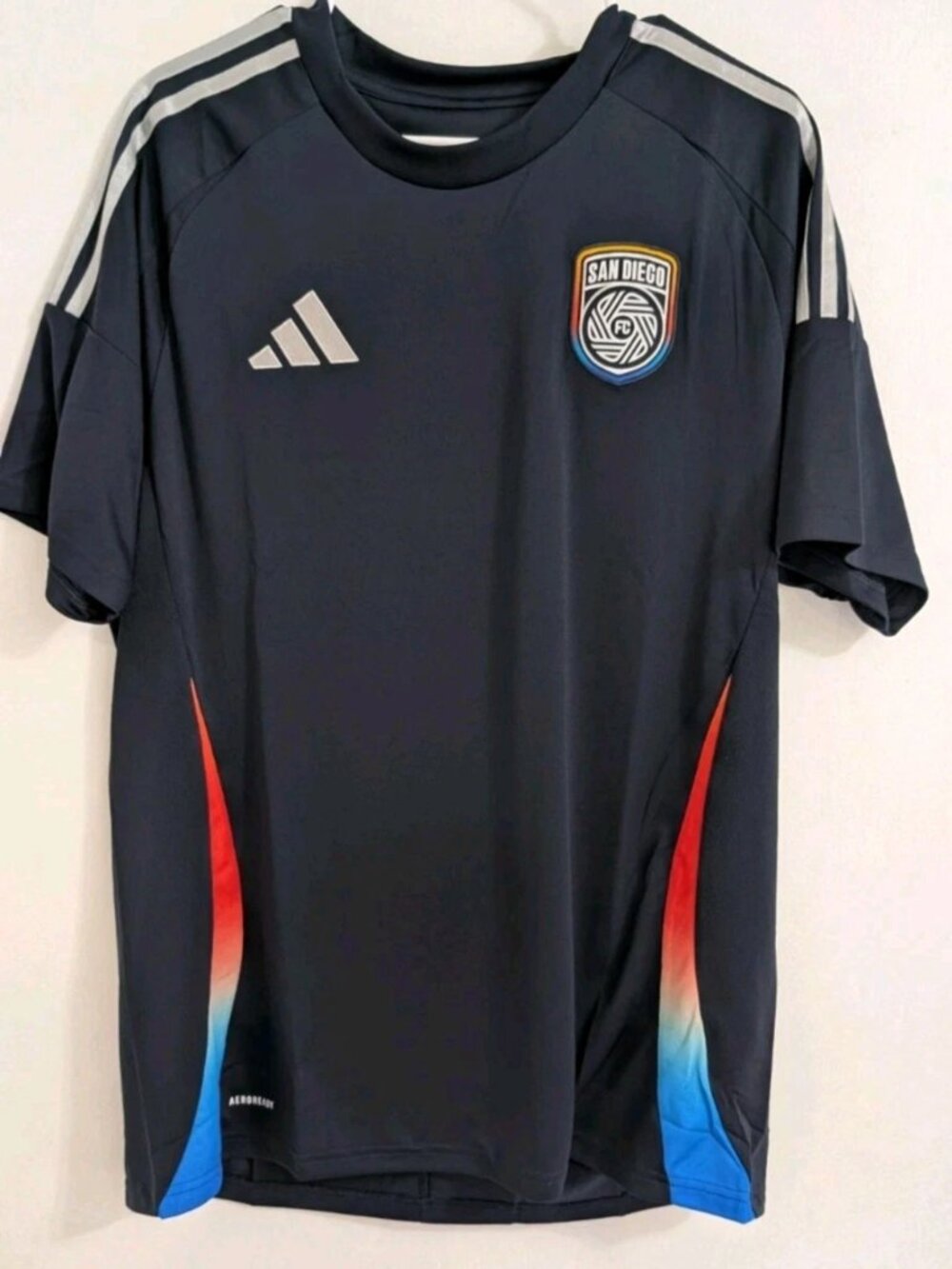 New Adidas San Diego FC Soccer Jersey Size 2XL Futbol MLS Lightweight Breathable